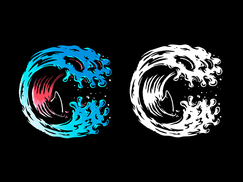 Clutter Mag logo challenge typography skull vector design merch design logo illustration branding @ark-eleven