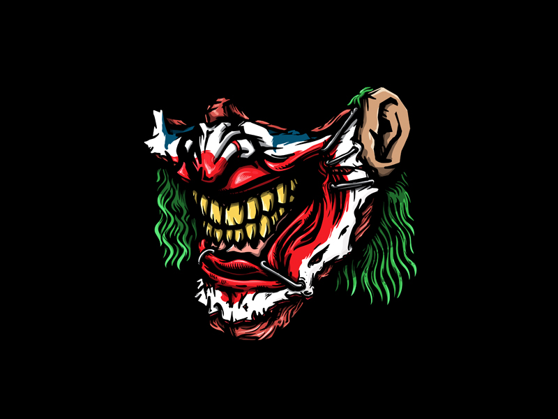 Joker patch mask by Tammen Willmott Aka Ark Eleven on Dribbble
