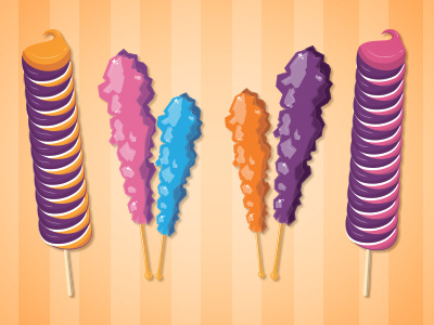 Rock Candy and Taffy Pops awesome candy cute delicious food kingdom lollipop pop rock candy sweet taffy tasty