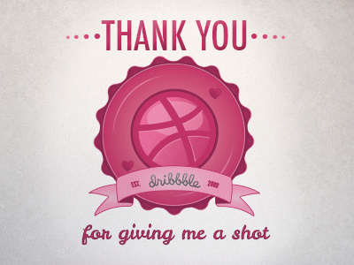 First Shot! Thank you Dribbble!