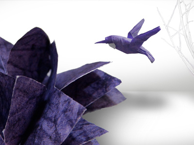 SyFy Network Ident Storyboard 002, Direction 1 animation branding fantasy handmade identity motion graphics motion media network origami purple storyboard styleframe syfy