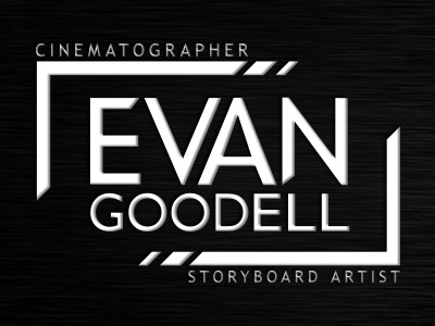 Evan Goodell Logo Design branding cinematography design devon evan film goodell graphic design hosford logo portfolio rebrand scad storyboarding