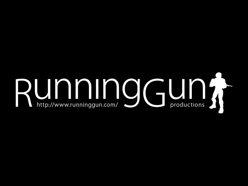 Running Gun Logo Treatment by Aaron Clark on Dribbble