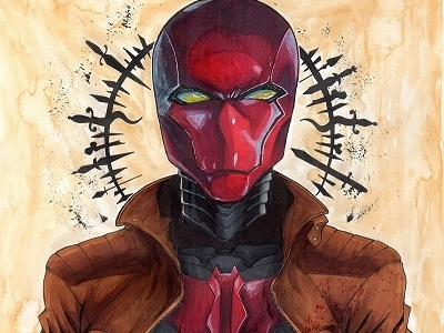Red Hood comic book dc dccomics jason todd neotraditional redhood redhood and the outlaws