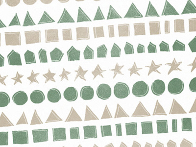 Quick Shapes brown circle green shapes square star texture triange