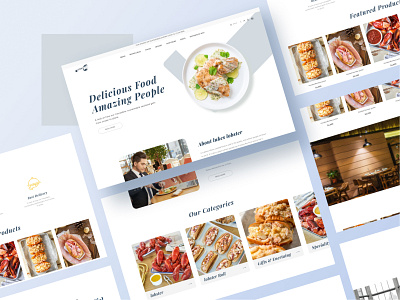 Food Website branding design designs food food website icon minimal typography ui uiux ux website