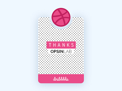 Dribbble Thanks