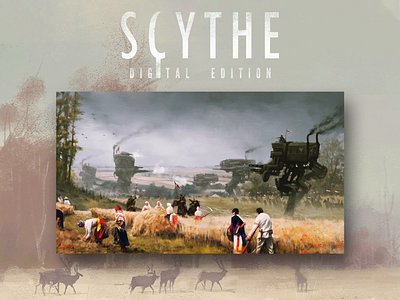 Scythe Digital Edition Launch campaign 2d 3d animation board game character character animation design game illustration motion design painting