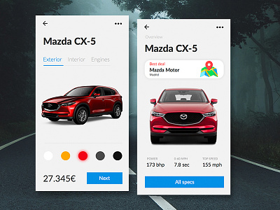 Car app concept