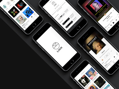 Linn App hifi linn music music app ui