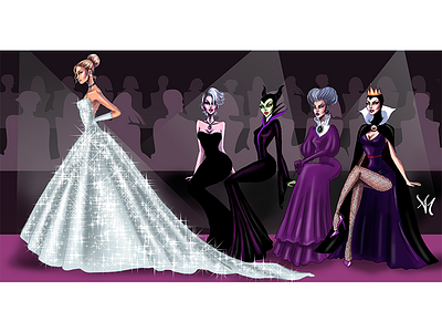 Just a Disney Runway design fashion disney fashion illustration illustration sketch