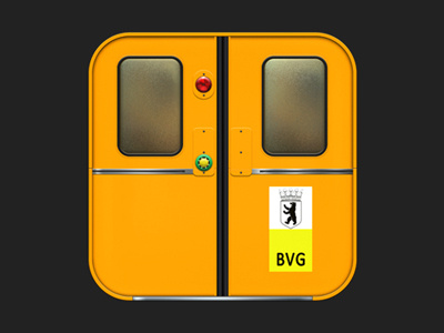 U-Bahn app berlin carriage icon ios iphone metro metropolitan subway train u bahn underground