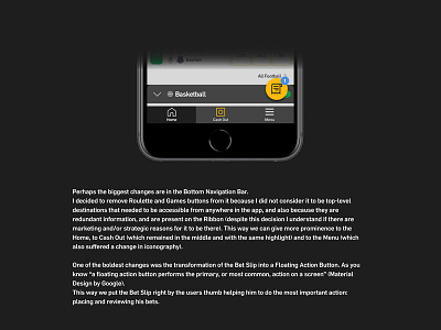 Betfair Sportsbook - Mobile UI Concept betting design mobile responsive sketch app ui ux web