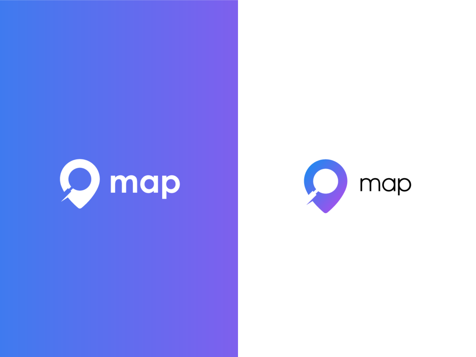 map logo by andrew spencer on Dribbble