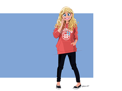 disney girl cartoon character disney girl illustration