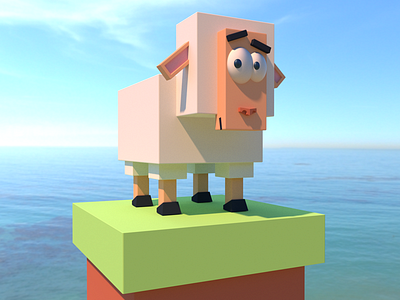 lowpoly sheep low lowpoly poly sheep