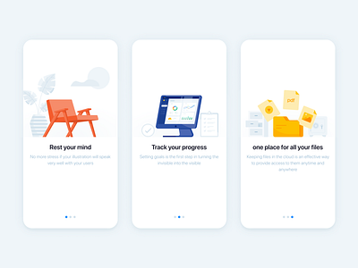 Onboarding pages