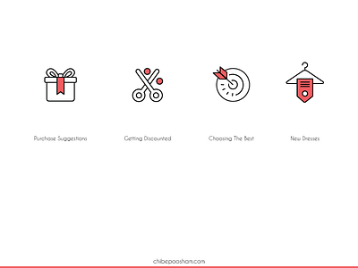 Chibepoosham.com's Icon set design flat icon ui