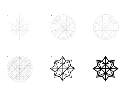 Polyhedron / Construction construction geometry graphic design grid identity leonardo da vinci logo polyhedron visual visual identity