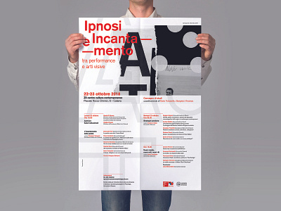 ipnosi e Incantamento construction design event graphic grid identidad identity poster project