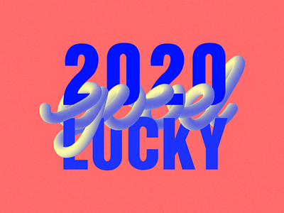 goodlucky 2020 design illustration