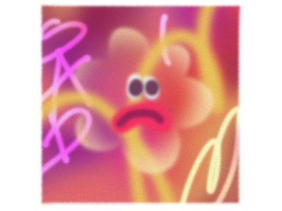 Sad sad sad art brush character flower gradient illustration noise ps sad