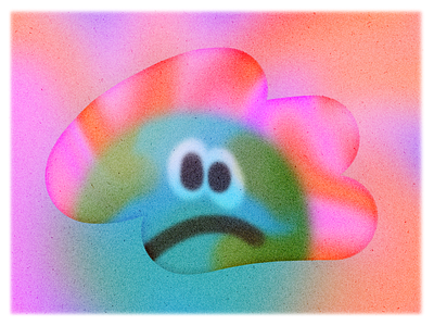 Shock art brush character feelings gradient illustration noise planet ps