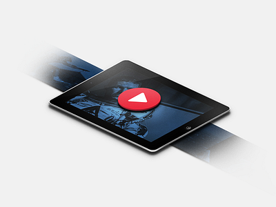 Case Study Icon #2 case study ipad media play button red bull video