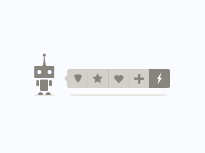 Robot Icon Bar