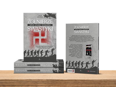 Book Cover - Soldiers from the sign of the cursed swastika book book cover cover cover design cover layout design history book history cover