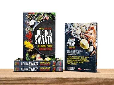 Book Cover - World cuisine / Kuchnia świata book book cover cook cook book cooking cover cover design cover layout cuisine design