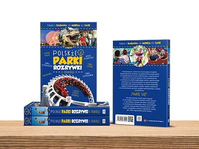 Book Cover - Polish parks of entertainment and education book book cover cover cover design cover layout design guide kids traveling