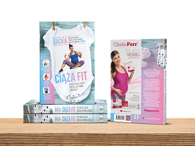 Book Cover - Fit Pregnancy / Ciąża Fit book book cover cover cover design cover layout design diary fitness pregnancy