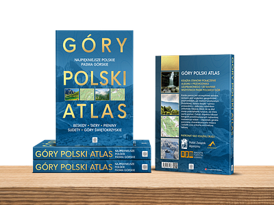 Book Cover - Atlas of Polish mountains book book cover cover cover design cover layout design guide kids traveling