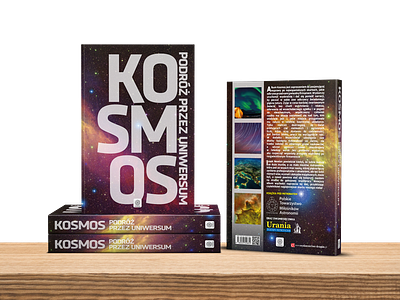 Book Cover - Cosmos - Journey through the universe book book cover cover cover design cover layout design