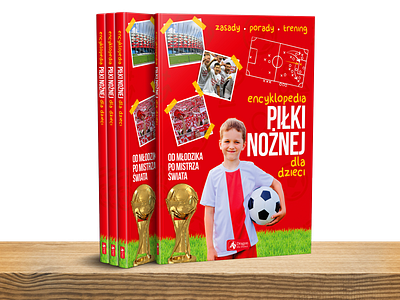 Book Cover - Encyclopedia of football for children book book cover cover cover design cover layout design