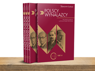 Book Cover - Polish Inventors - Patent Office Edition book book cover cover cover design cover layout design history book history cover