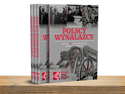 Book Cover - Polish Inventors - Patent Attorneys Edition book book cover cover cover design cover layout design history book history cover