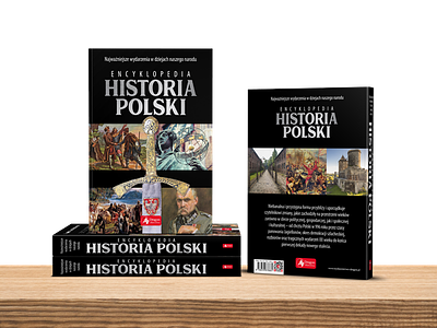 Book Cover - History of Poland book book cover cover cover design cover layout design history book history cover