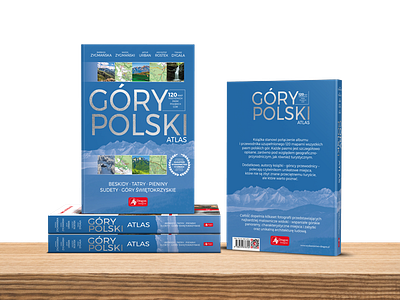 Book Cover - Atlas of Polish mountains - 2018 book book cover cover cover design cover layout design