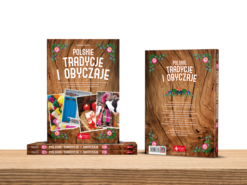 Book Cover - Polish traditions and customs - 2018 cover design history book book cover guide colorfull history cover cover layout cover design book