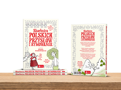Book Cover - A treasury of Polish proverbs book book cover colorfull cover design cover layout illustration kids book