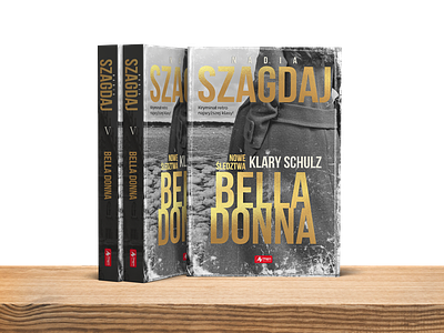 Book Cover - Bella Donna - The new Klara Schulz book book cover cover cover design cover layout crime hero novel retro woman woman detective womanhero