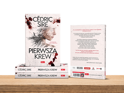 Book Cover - Cedric Sire - First Blood / Pierwsza krew