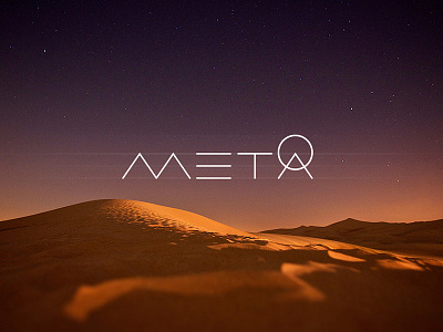 META Logo - Visual placement test graphic design logo visual