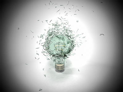 Bulb bulb c4d explosion vray