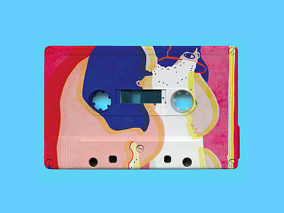 Mixtape #1 branding concept illustration illustrative branding love mixtape product branding tape