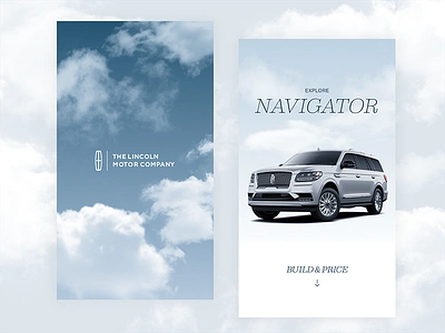 Lincoln Concept App app automotive car customize car design interaction sketch app ui