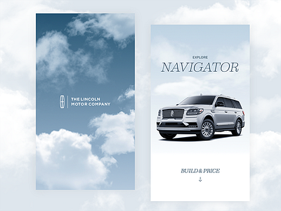 Lincoln Concept App app automotive car customize car design interaction sketch app ui