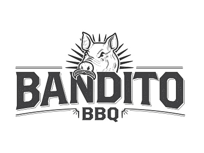 Bandito BBQ Mark bbq branding design logo